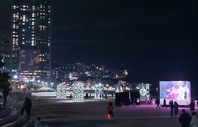 해운대 빛축제 해수욕장0